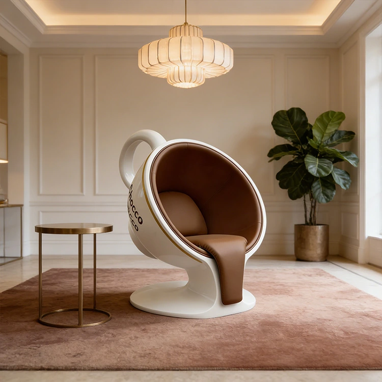 Fiberglass Coffee Cup Chair